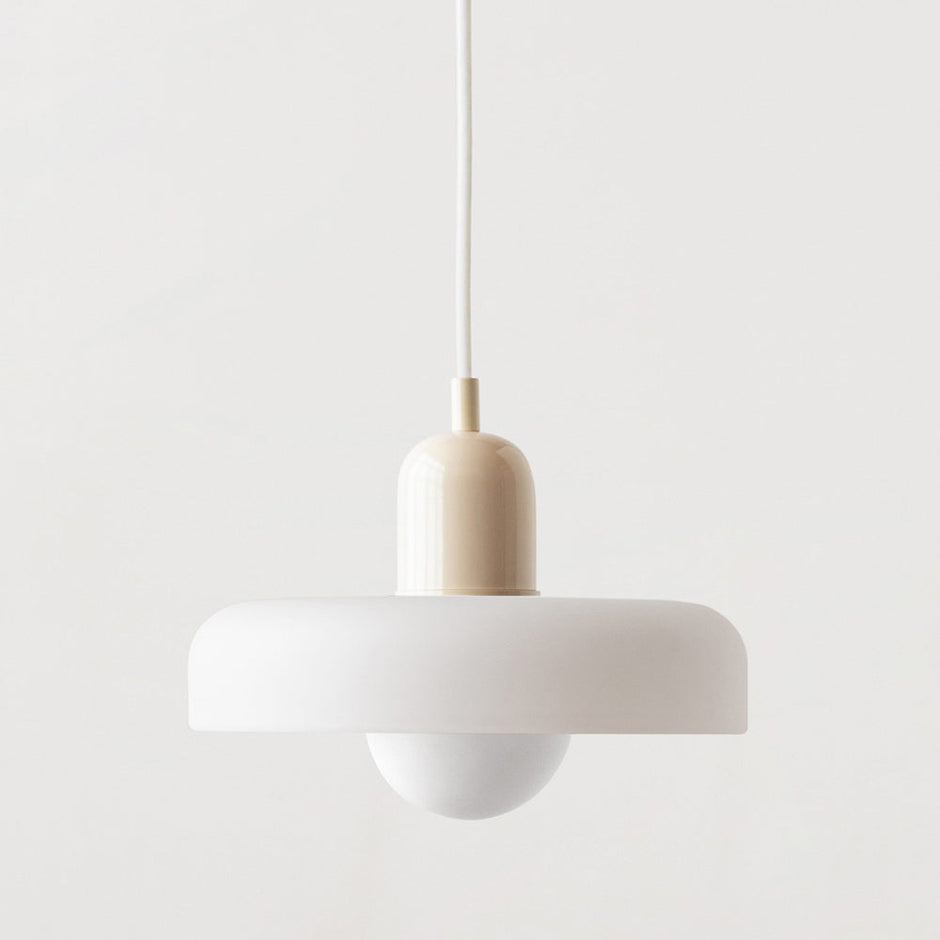 Pendant Light in Colored Glass