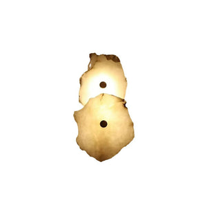 Minimalist Marble Wall Sconce – Warm Ambient Lighting for Hallways and Living Spaces