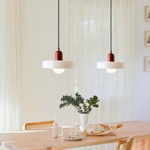 Pendant Light in Colored Glass