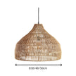Eco-Friendly Rattan Pendant Light – Minimalist Willow Woven Design