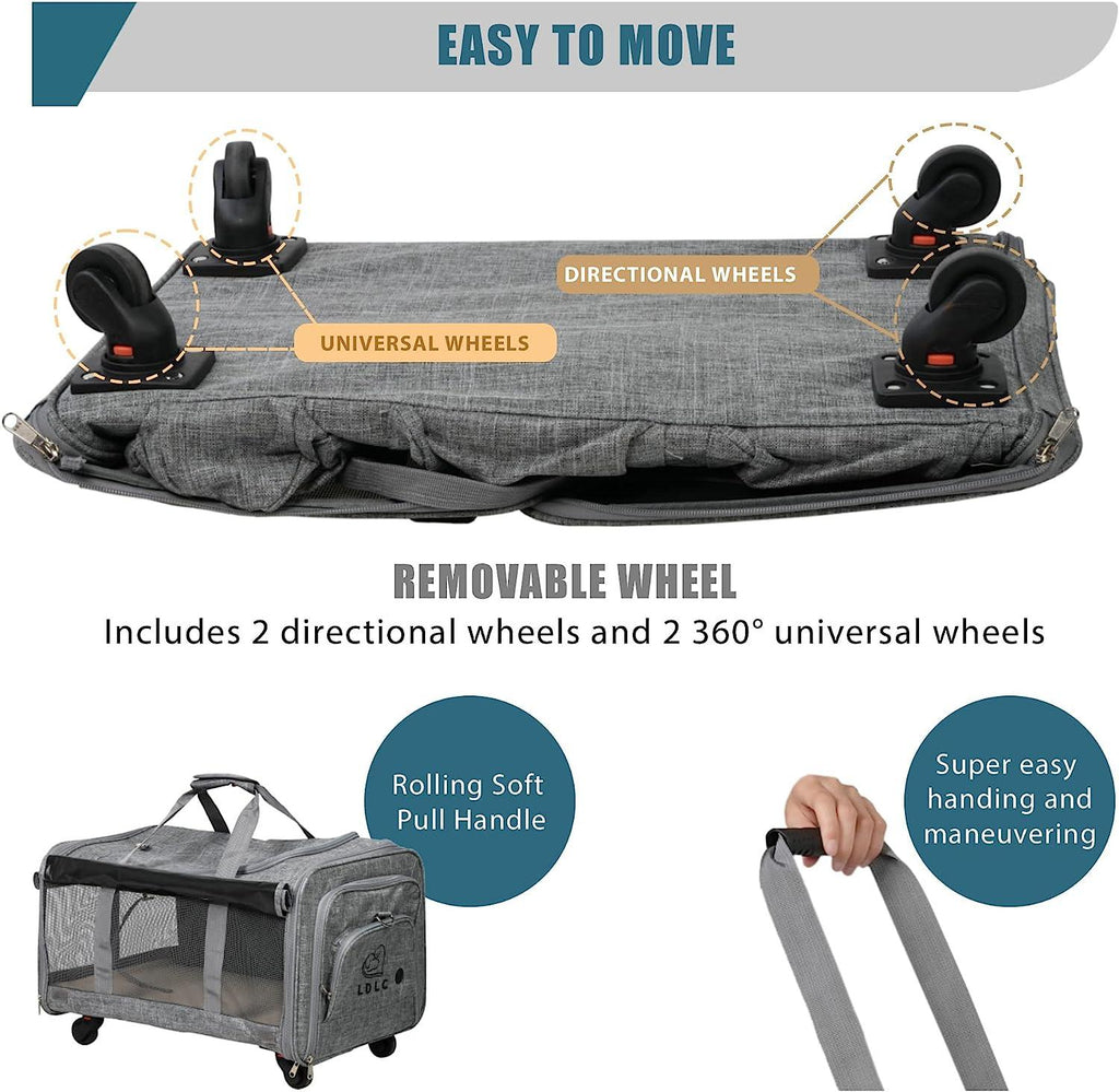 Cat Pet Carrier with Breathable Mesh - MOSKBITE