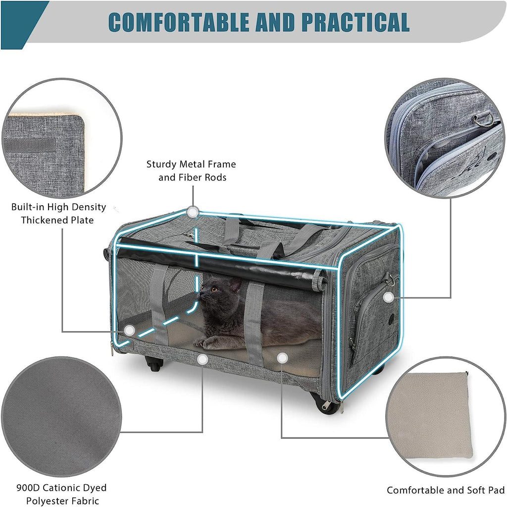 Cat Pet Carrier with Breathable Mesh - MOSKBITE