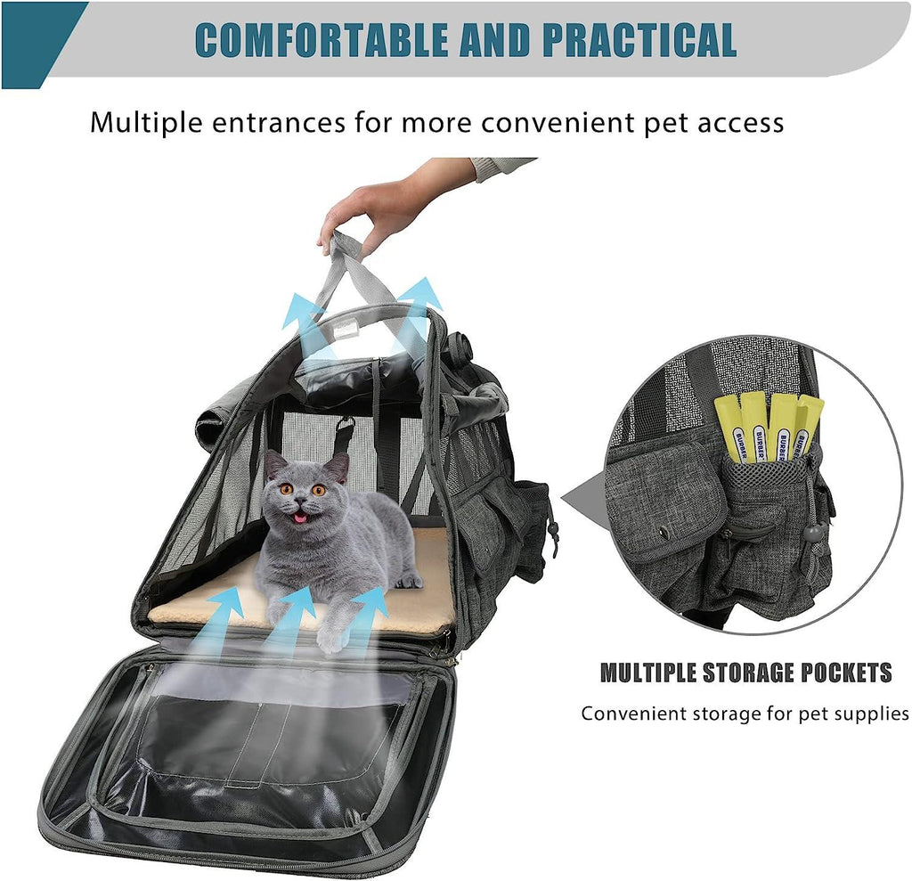 Cat Pet Carrier with Breathable Mesh - MOSKBITE