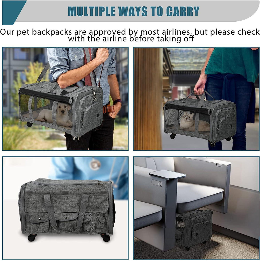 Cat Pet Carrier with Breathable Mesh - MOSKBITE