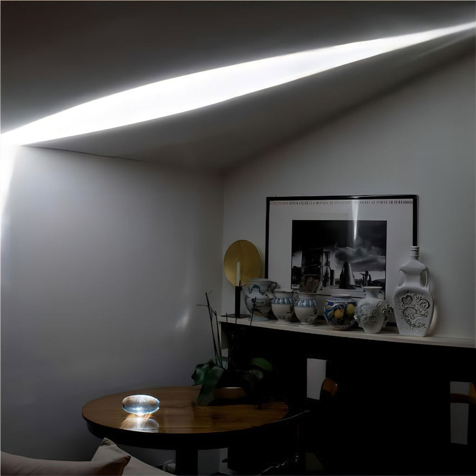 Oval Glass Table Lamp – Modern Decorative Accent Light for Home