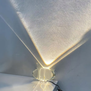 Oval Glass Table Lamp – Modern Decorative Accent Light for Home