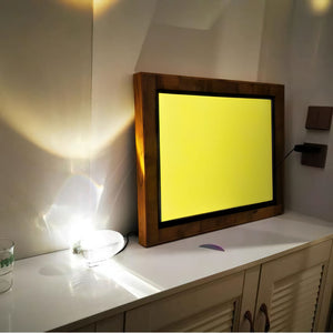 Oval Glass Table Lamp – Modern Decorative Accent Light for Home