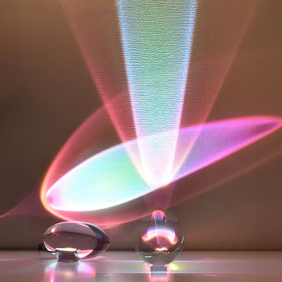 Oval Glass Table Lamp – Modern Decorative Accent Light for Home