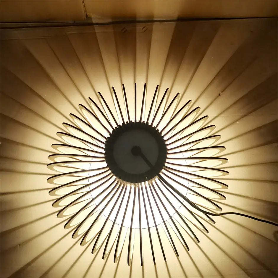 Wooden Pendant Light, Ø35cm Ø45cm Ø55cm
