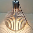 Wooden Pendant Light, Ø35cm Ø45cm Ø55cm