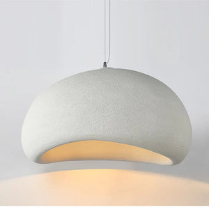 White pendant light on a plain background with 'B - White' text.