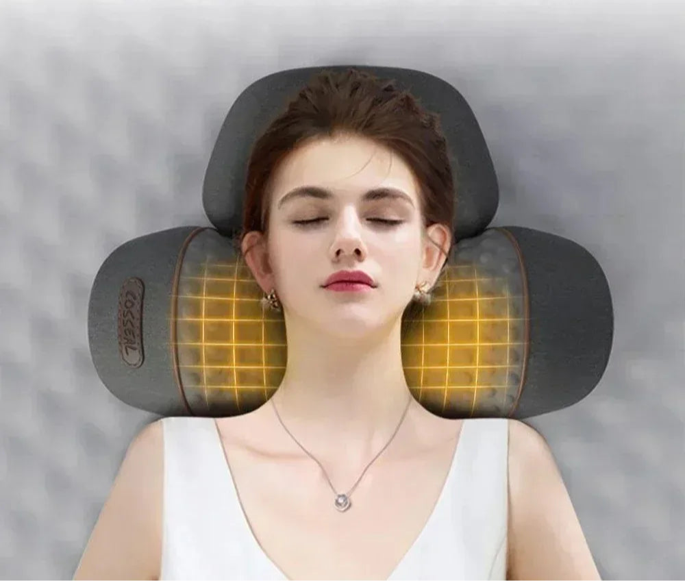 Neck Massager Cervical Memory Foam Pillow back massager - MOSKBITE