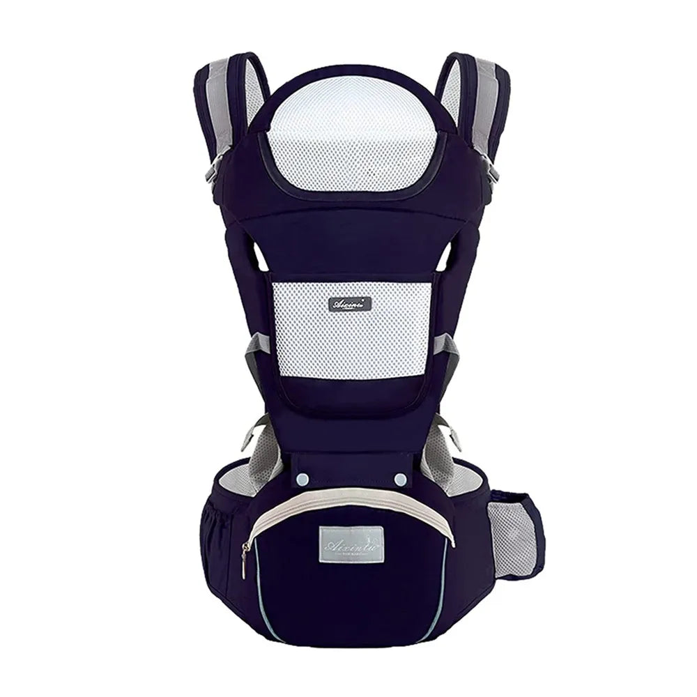 Baby Carrier for Newborns to Toddlers – Hip Seat, Adjustable & Breathable Design - MOSKBITE