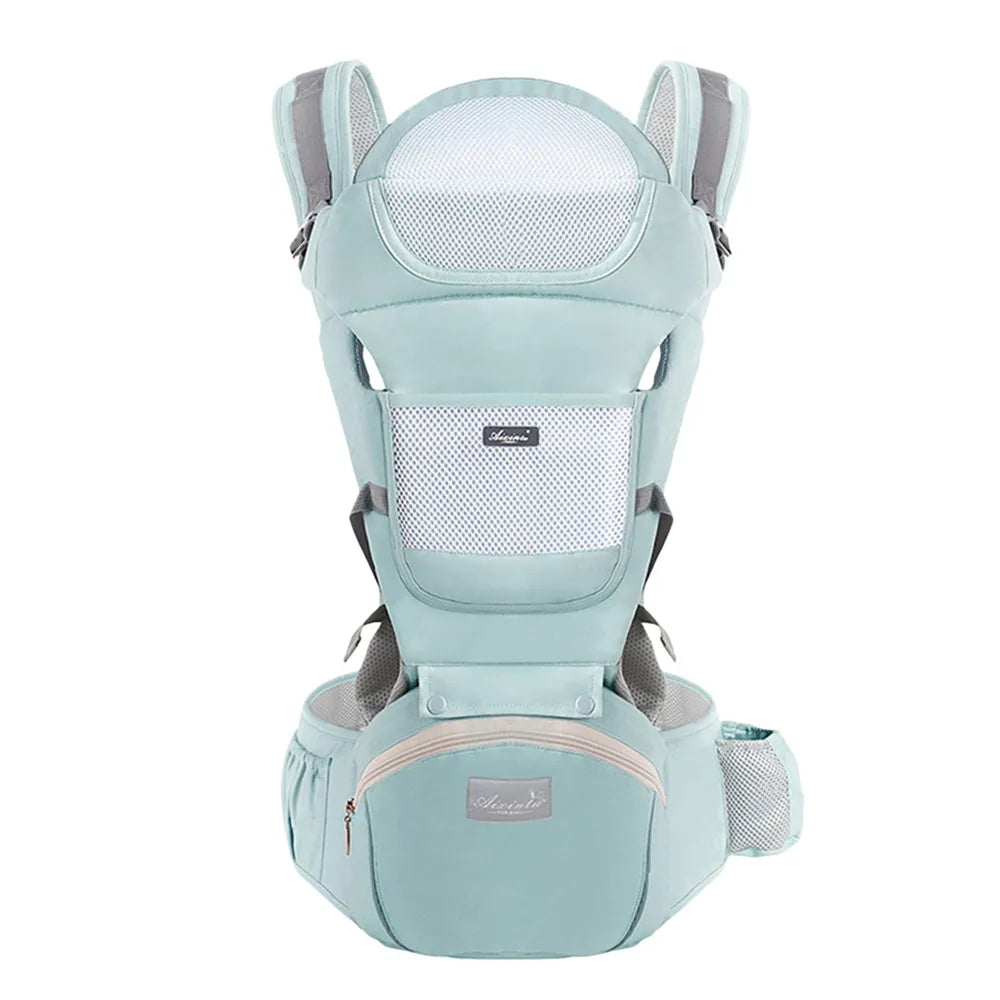Baby Carrier for Newborns to Toddlers – Hip Seat, Adjustable & Breathable Design - MOSKBITE