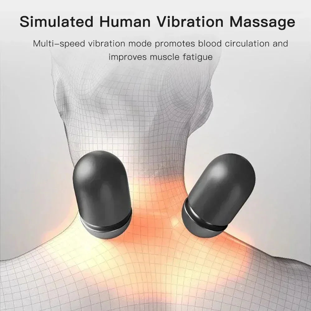 Neck Massager Cervical Memory Foam Pillow back massager - MOSKBITE