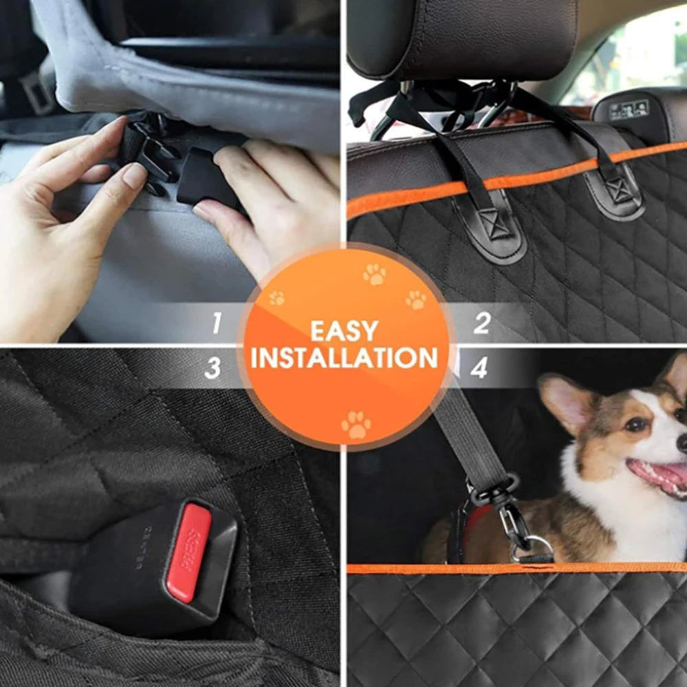 Covers Car Seat  Suitable For Dogs Rear Seats, Waterproof - MOSKBITE