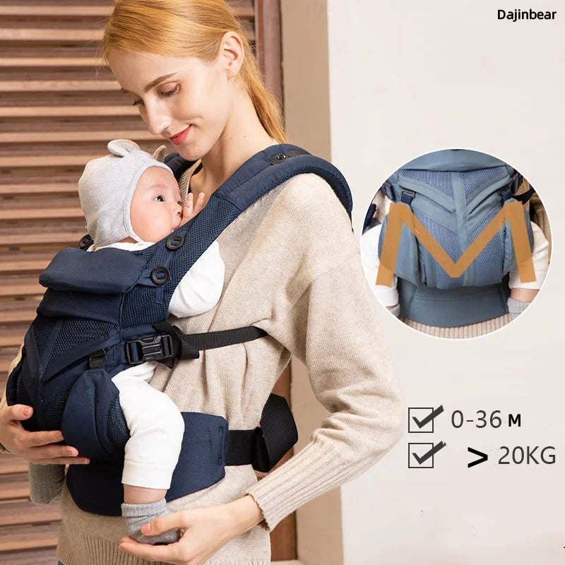 Baby Carrier for Newborns to Toddlers –  Adjustable & Breathable Design - MOSKBITE