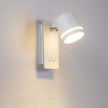 Rotatable Metal Wall Light – Dual Control Reading Sconce for Bedrooms