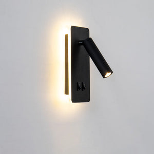 Rotatable Metal Wall Light – Dual Control Reading Sconce for Bedrooms