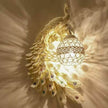 Luxury Peacock Wall Sconce – Elegant Handcrafted Wall Lighting