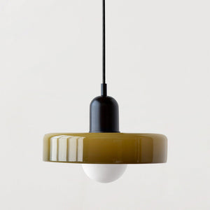 Pendant Light in Colored Glass
