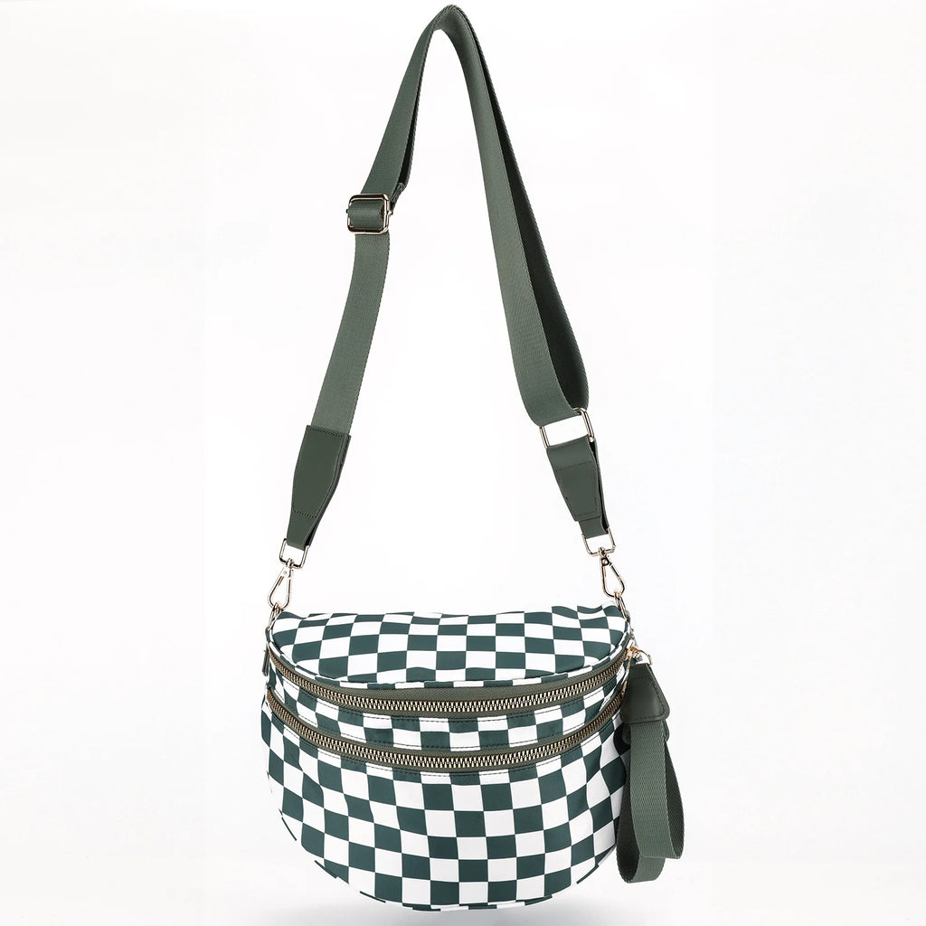Women Crossbody Bag Large Capacity Simple Shoulder Bag Travel Outdoor Bag - MOSKBITE