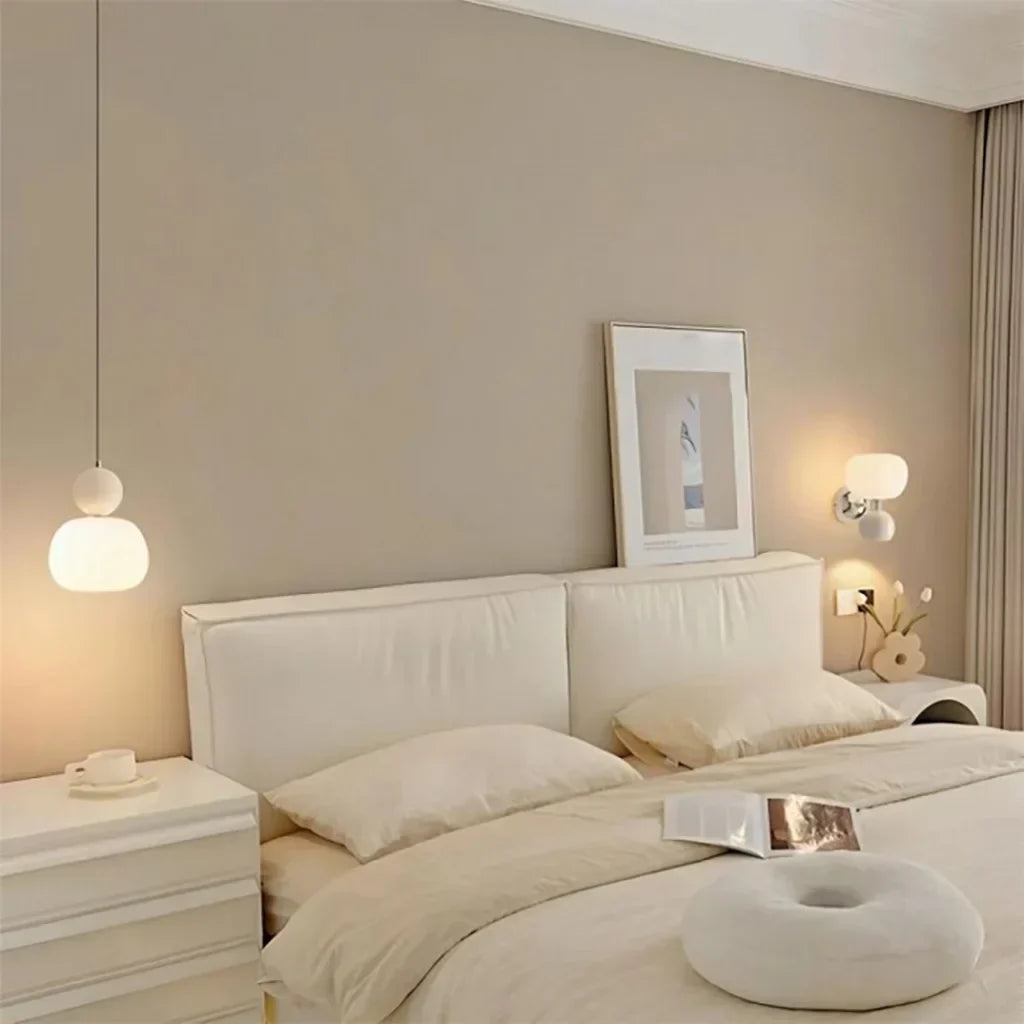 Pendant Light Cream Art Deco Pendant Light