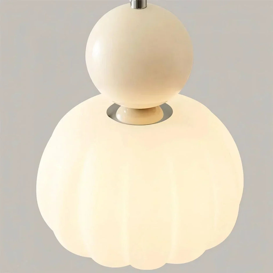 Pendant Light Cream Art Deco Pendant Light