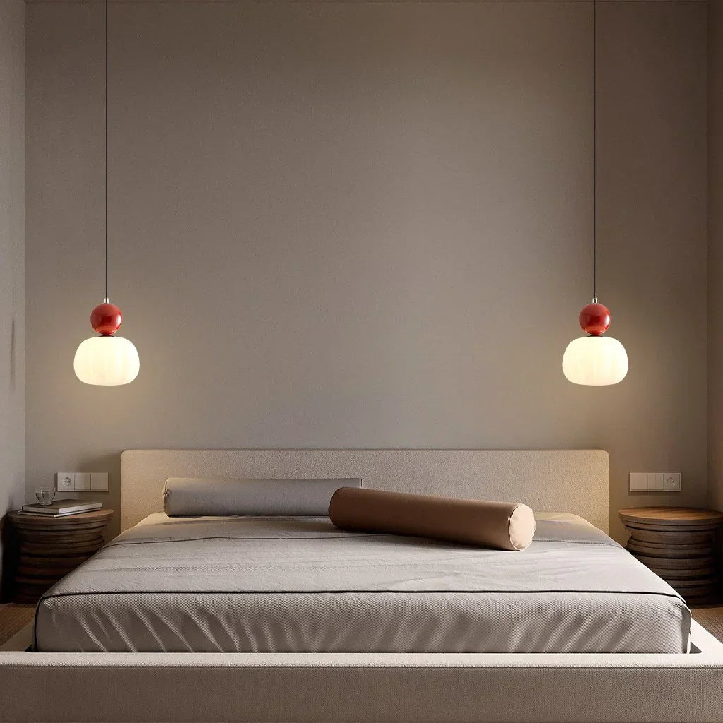 Pendant Light Cream Art Deco Pendant Light