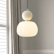 Modern Cream Pendant Light with G9 Bulb – Adjustable Height Fixture