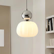 Modern Cream Pendant Light with G9 Bulb – Adjustable Height Fixture