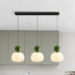 Modern Cream Pendant Light with G9 Bulb – Adjustable Height Fixture