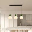 Modern Cream Pendant Light with G9 Bulb – Adjustable Height Fixture