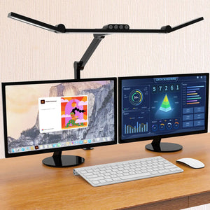 Adjustable LED Desk Lamp with Clamp