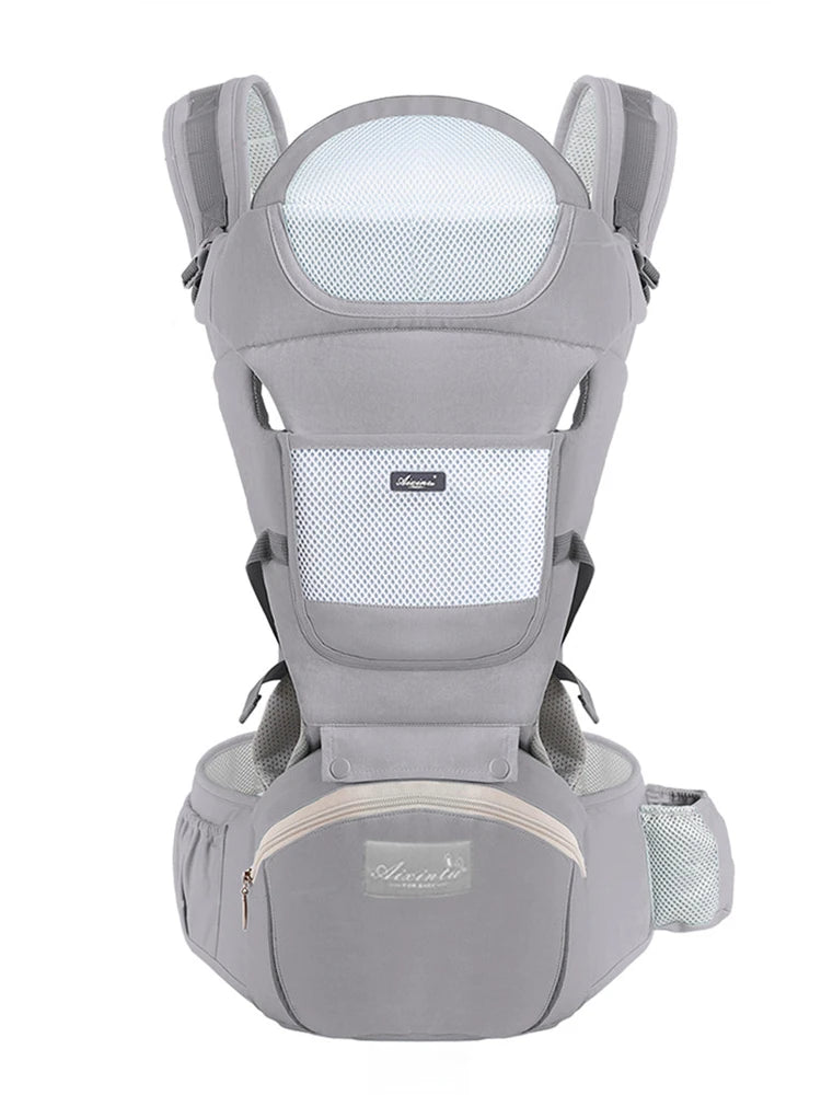 Baby Carrier for Newborns to Toddlers – Hip Seat, Adjustable & Breathable Design - MOSKBITE