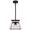Pendant Lighting Single Light Square Rustic