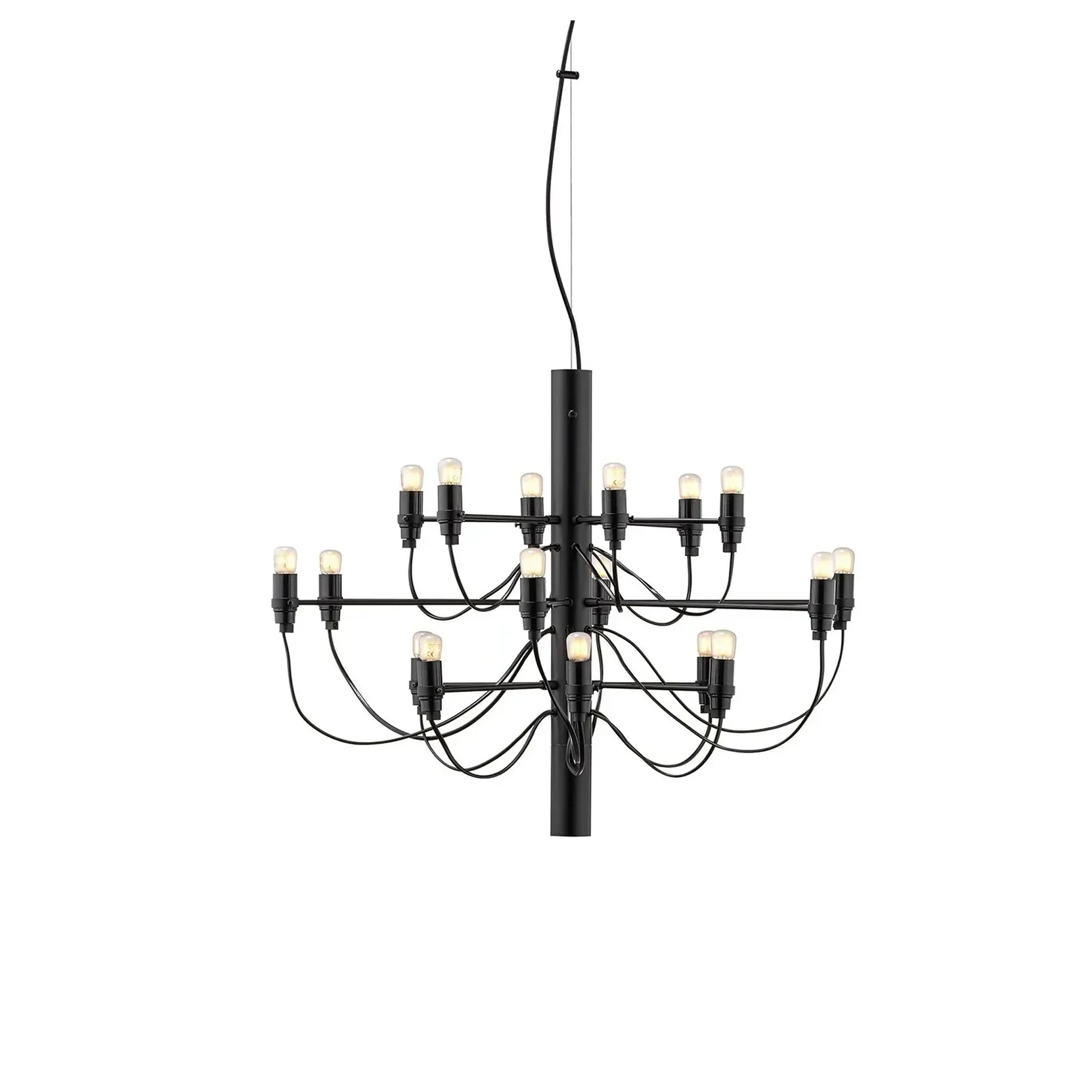 Modern Multi-Light Chandelier – Contemporary Ceiling Fixture for Large Spaces