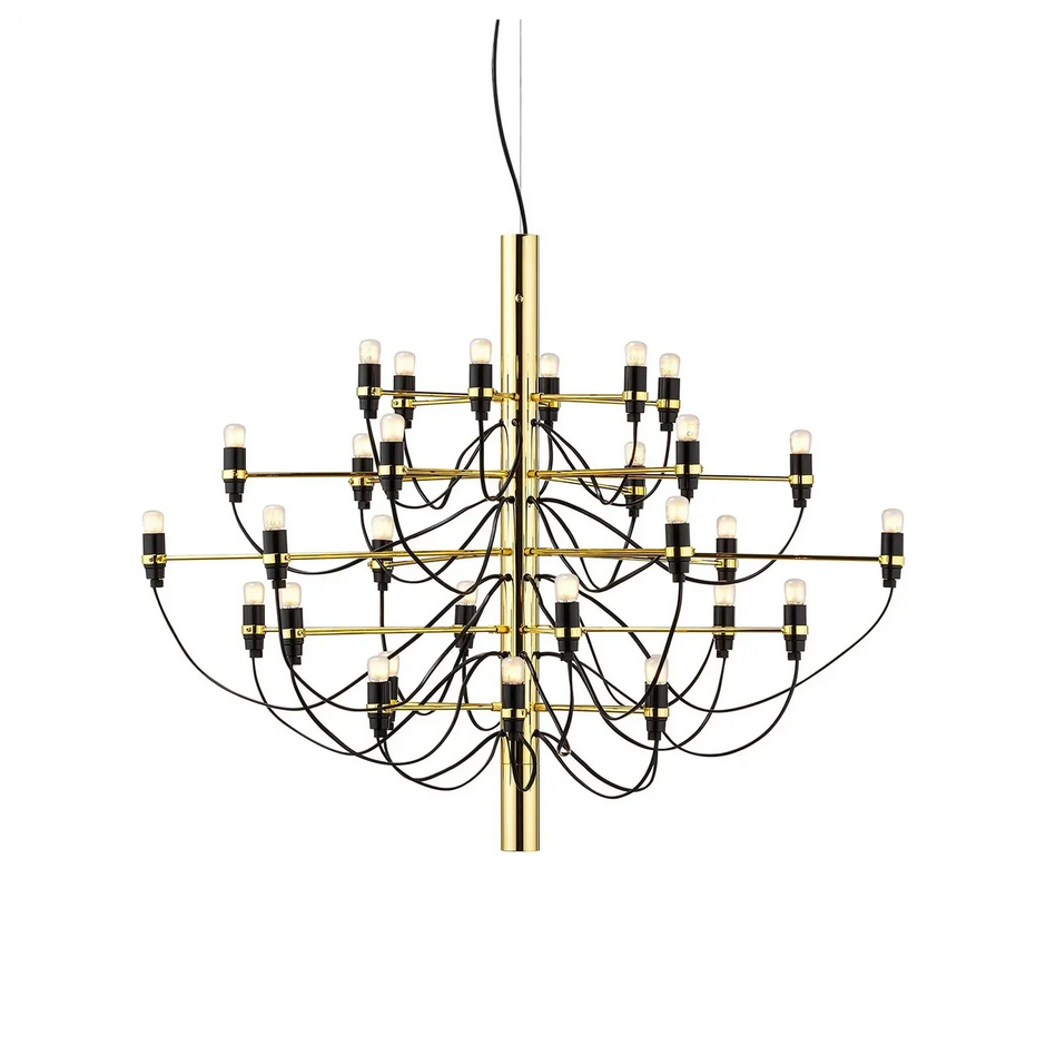Modern Multi-Light Chandelier – Contemporary Ceiling Fixture for Large Spaces