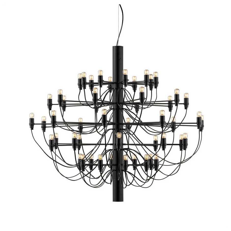 Modern Multi-Light Chandelier – Contemporary Ceiling Fixture for Large Spaces