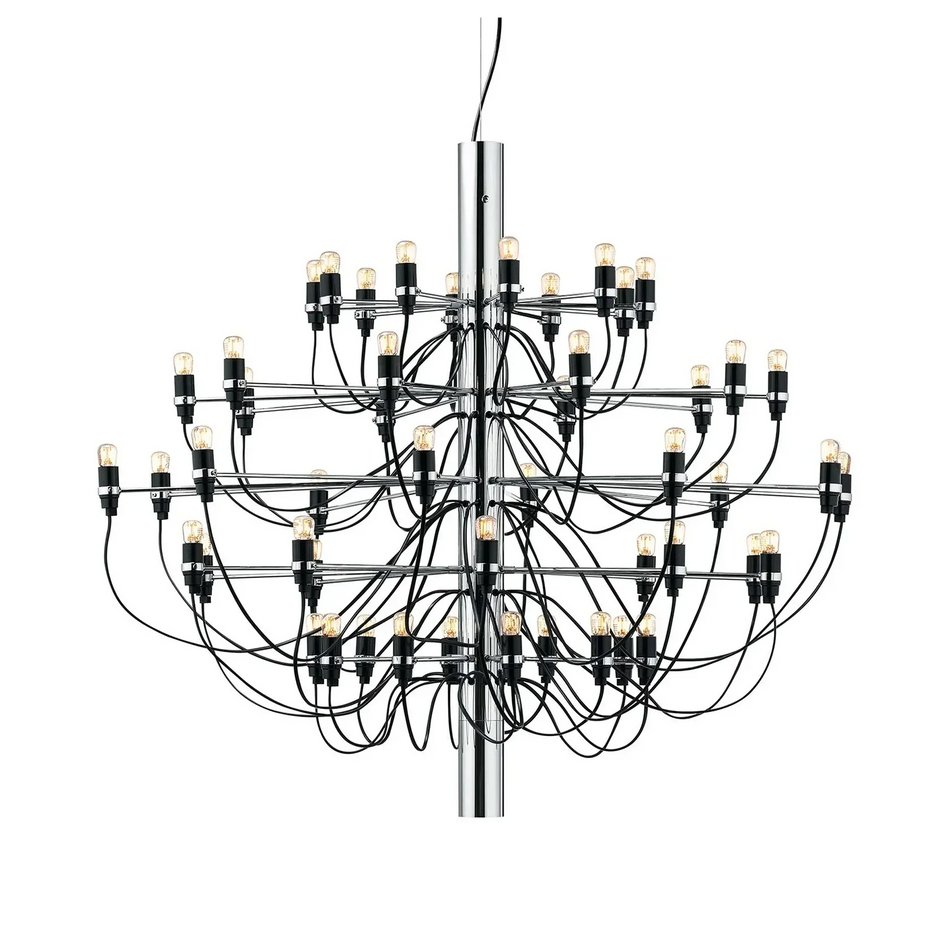 Modern Multi-Light Chandelier – Contemporary Ceiling Fixture for Large Spaces