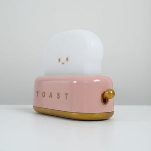 Cute Toaster Night Light – Adjustable LED Bedside Lamp for Bedroom, Dorm & Office Décor