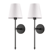Wall lamp Wireless with Rechargeable Bulbs  (SET OF 2)