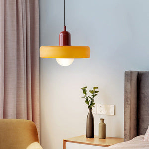 Pendant Light in Colored Glass