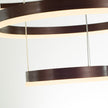 Modern Pendant Light Tir-Circle, Black/Gold/Coffee, Metal
