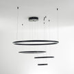 Modern Pendant Light Tir-Circle, Black/Gold/Coffee, Metal