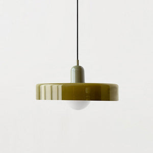Pendant Light in Colored Glass