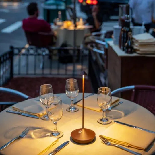 LED Table Lamp with ClarityGlow Perfect Ambiance for Dining