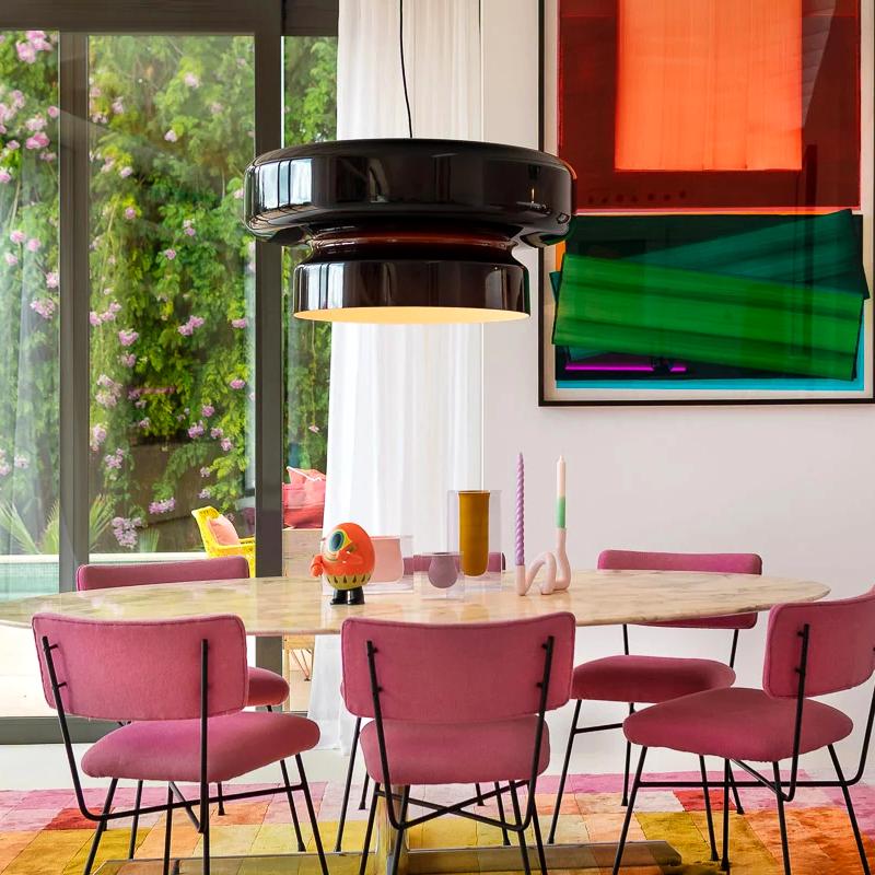 Chandeliers Creative Stained Glass Ceiling Light