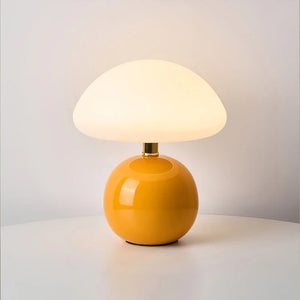 Mushroom Table Lamp French Cream Adjustable LED Lighting