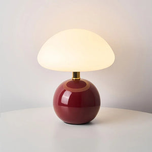Mushroom Table Lamp French Cream Adjustable LED Lighting